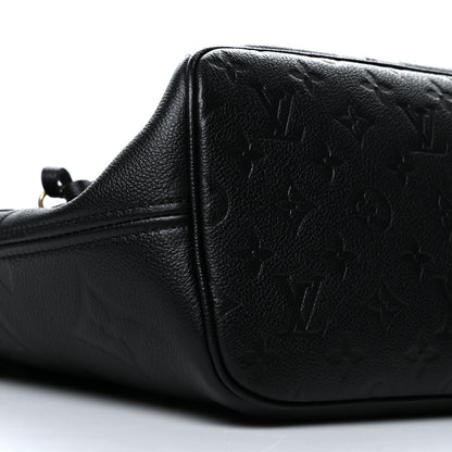 Louis Vuitton Empreinte Monogram Giant Neverfull MM Black 10 of 11