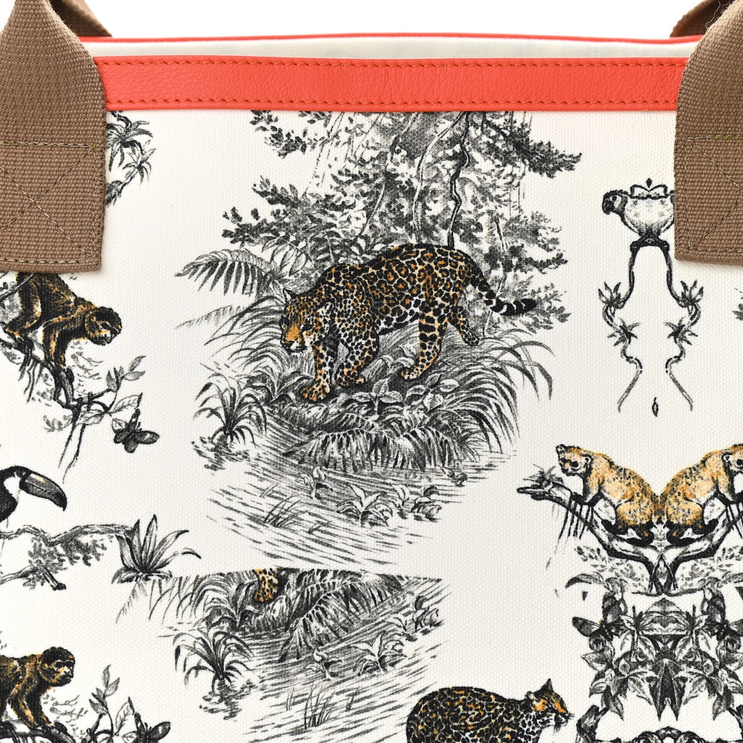 Canvas Equateur Petit H Shopping Tote