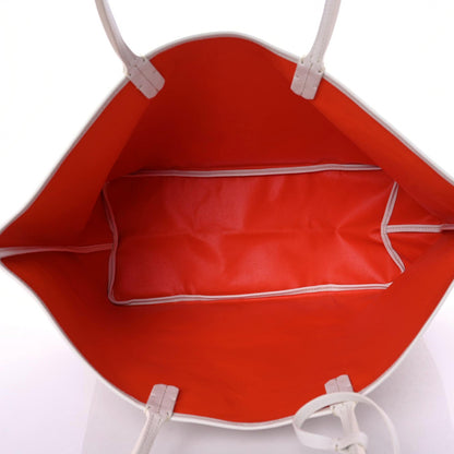 Goyard Goyardine Saint Louis Claire Voie PM White Orange 5 of 9