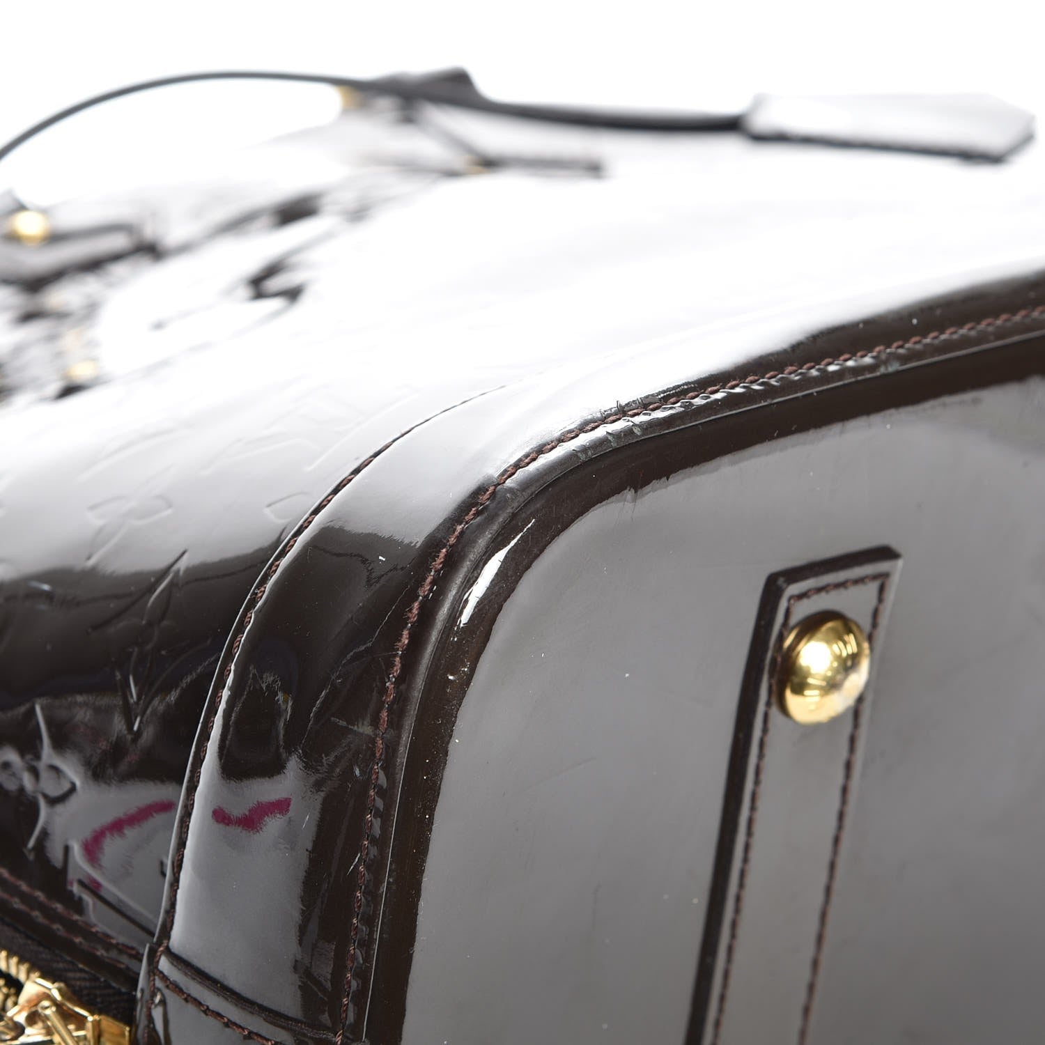 Louis Vuitton Vernis Alma GM Amarante 8 of 12