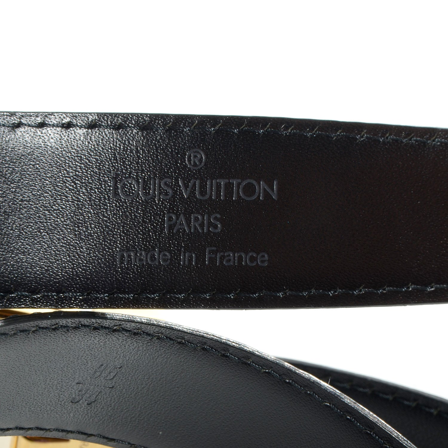 Louis Vuitton Epi Classique Belt Black 85 34 5 of 7