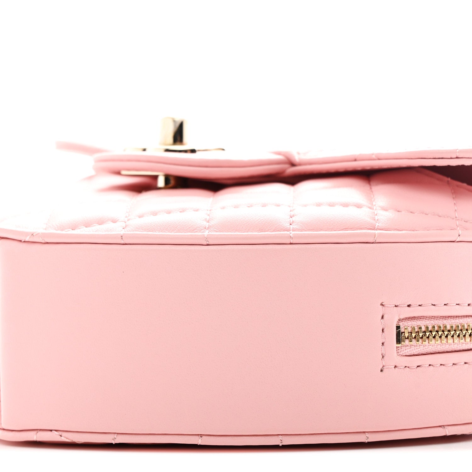 Chanel Lambskin Quilted Large CC In Love Heart Bag Light Pink 10 of 11