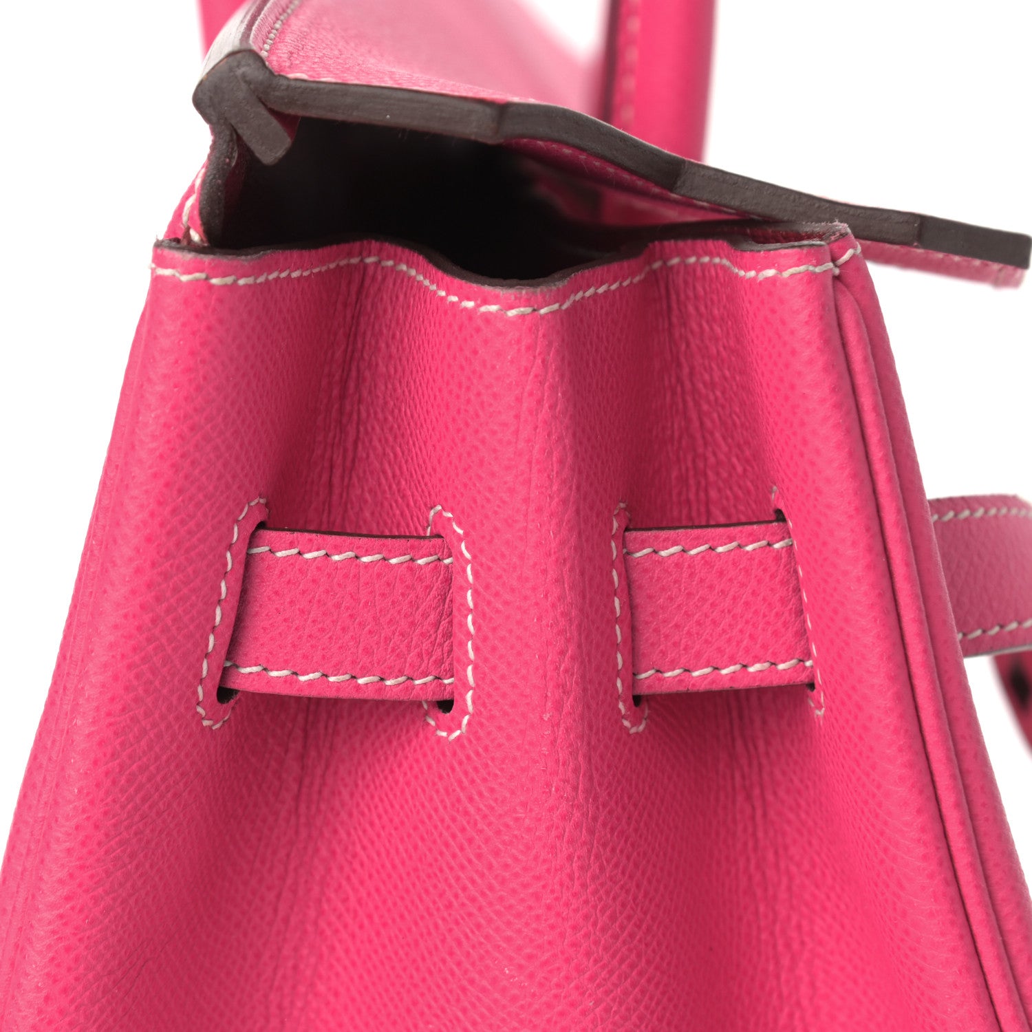 Hermes Epsom Candy Birkin 35 Rose Tyrien Rubis 14 of 43