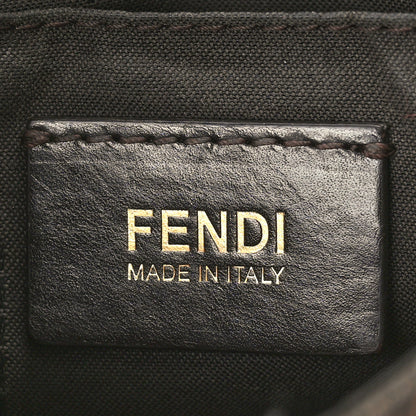 Fendi Zucca Vitello Artic Mini Messenger Bag Tobacco Castagna 6 of 13