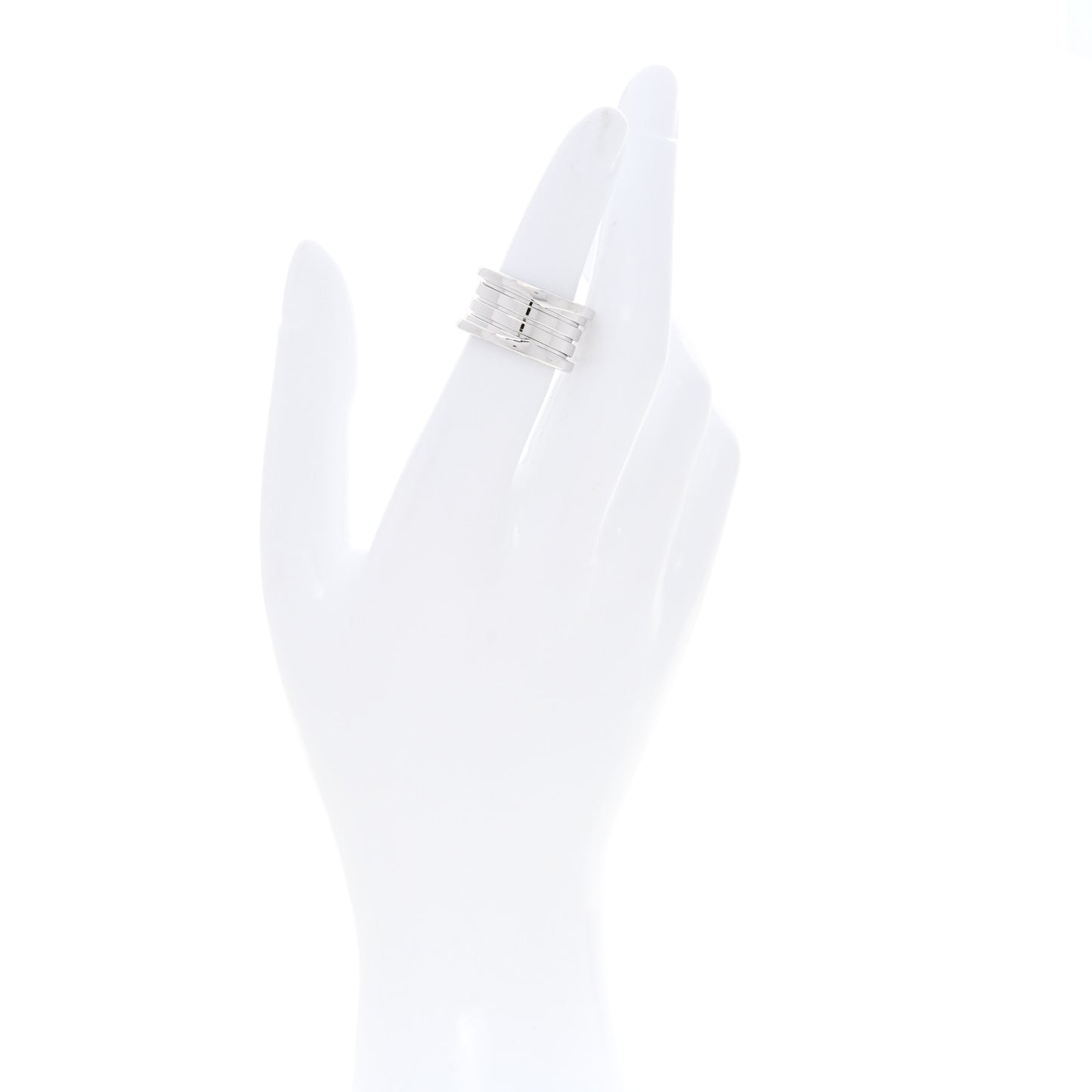 18K White Gold B.Zero1 Four-Band Ring 51 5.75