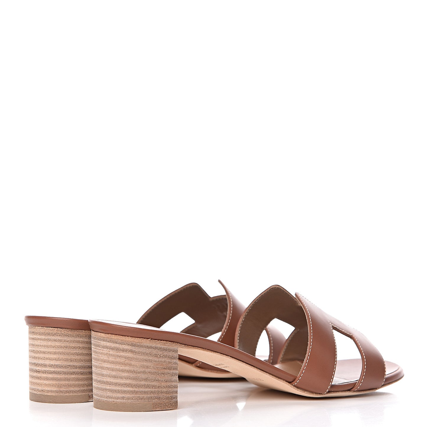 Calfskin Oasis Sandals 39 Gold