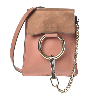 Chloe Suede Calfskin Mini Faye Bracelet Bag Ideal Blush 1 of 11