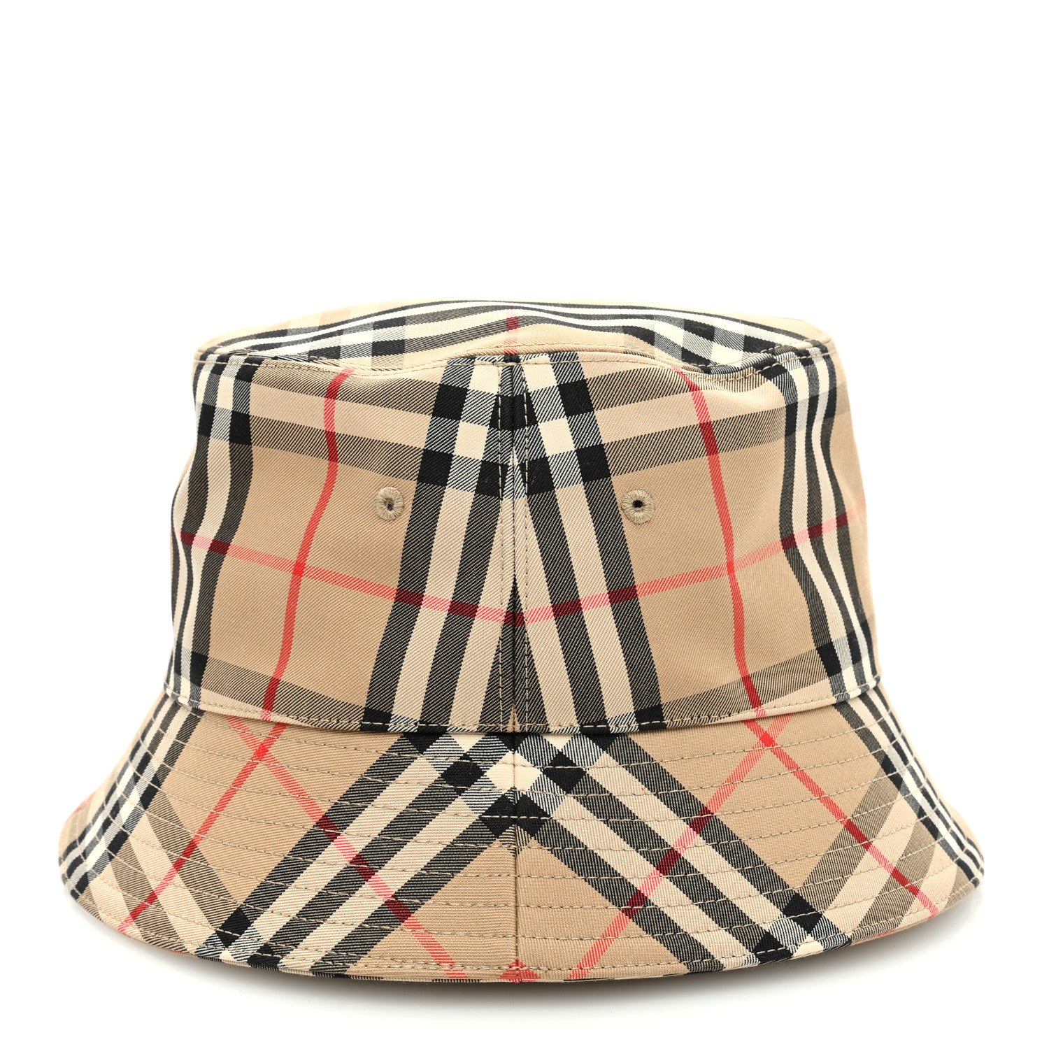 Burberry Technical Cotton Vintage Check Bucket Hat L Archive Beige 6 of 8
