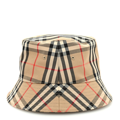Burberry Technical Cotton Vintage Check Bucket Hat L Archive Beige 6 of 8