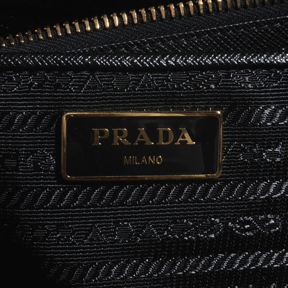 Prada Saffiano Lux Medium Tote Nero Black 6 of 9