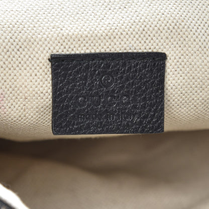 Gucci Grained Calfskin Logo Belt Bag Black 6 of 8