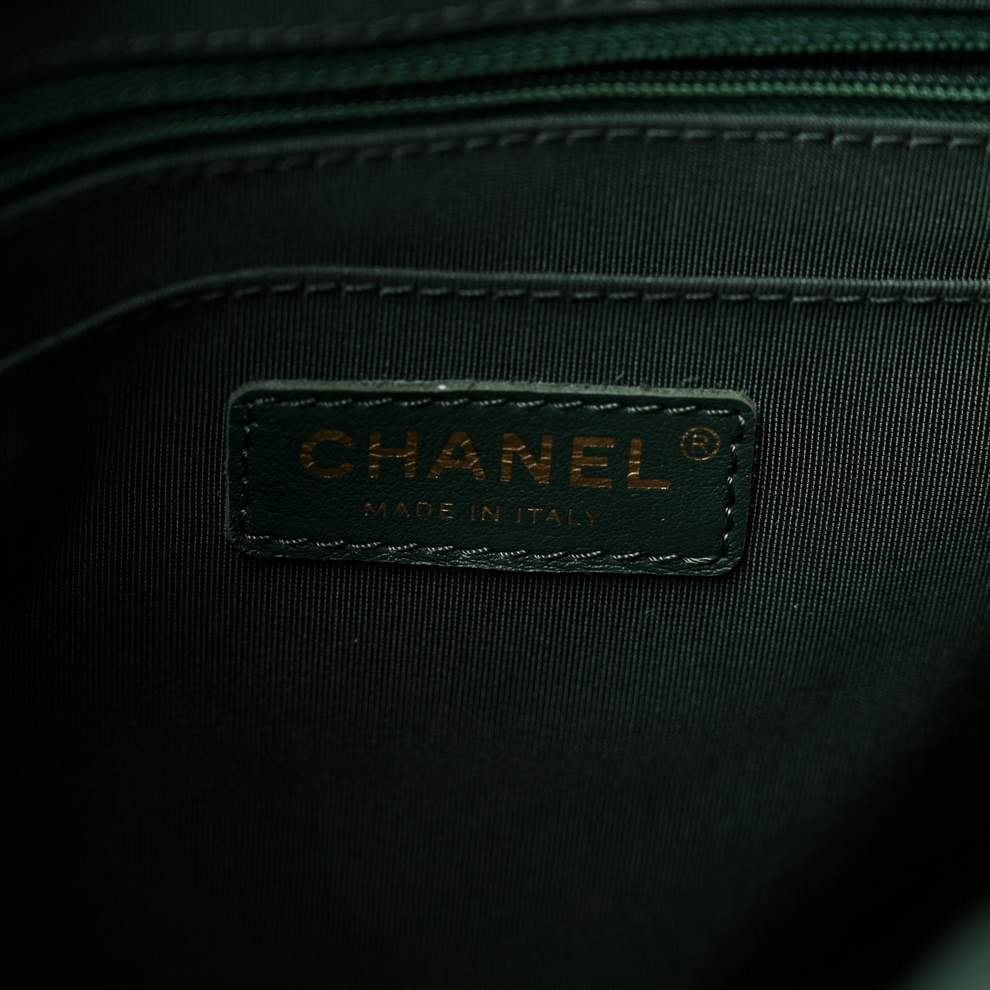 Calfskin Quilted Large Urban Spirit Backpack Dark Green