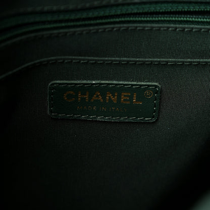 Chanel Calfskin Quilted Large Urban Spirit Backpack Dark Green 6 of 12