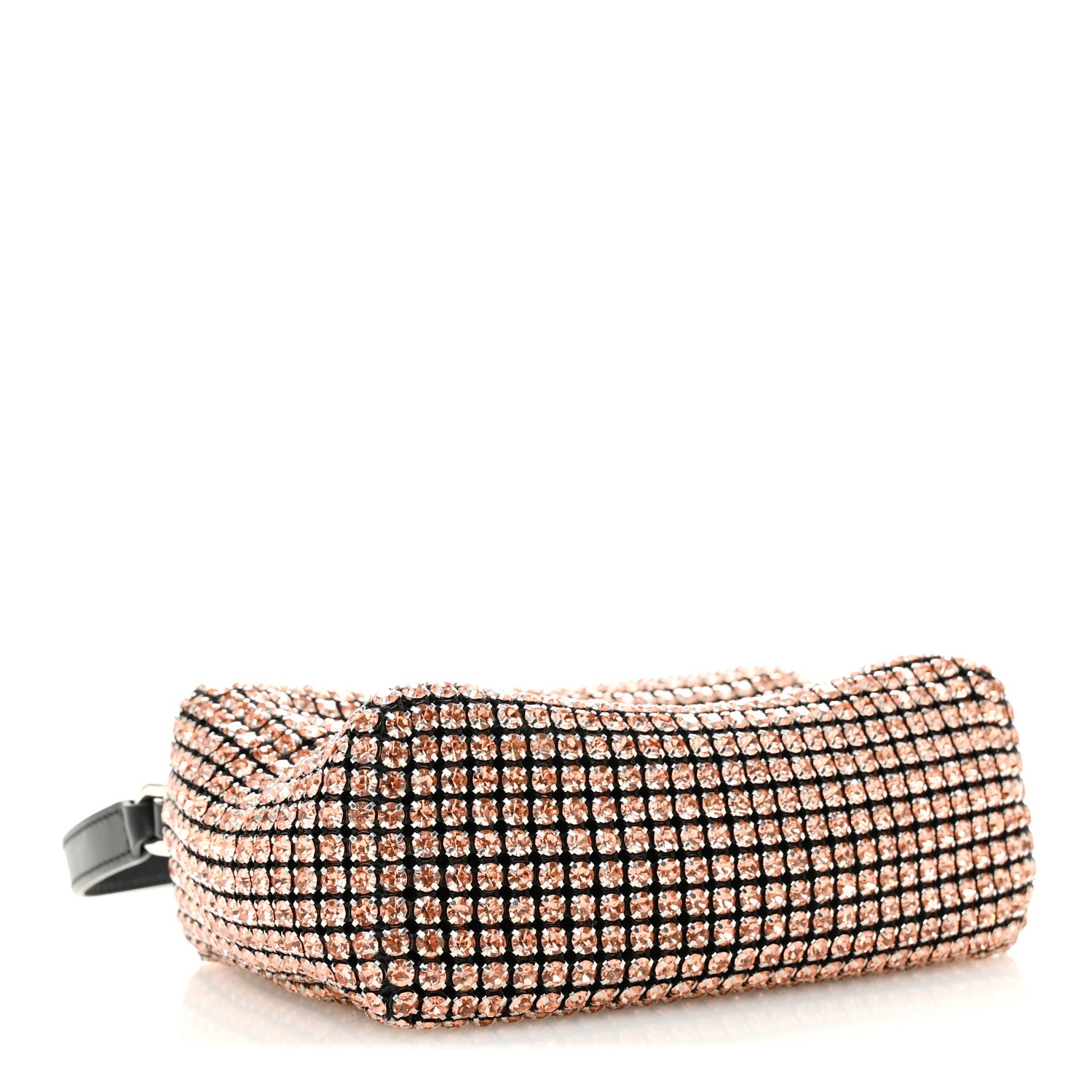 Alexander Wang Mesh Crystal Rhinestone Mini Heiress Pouch Faded