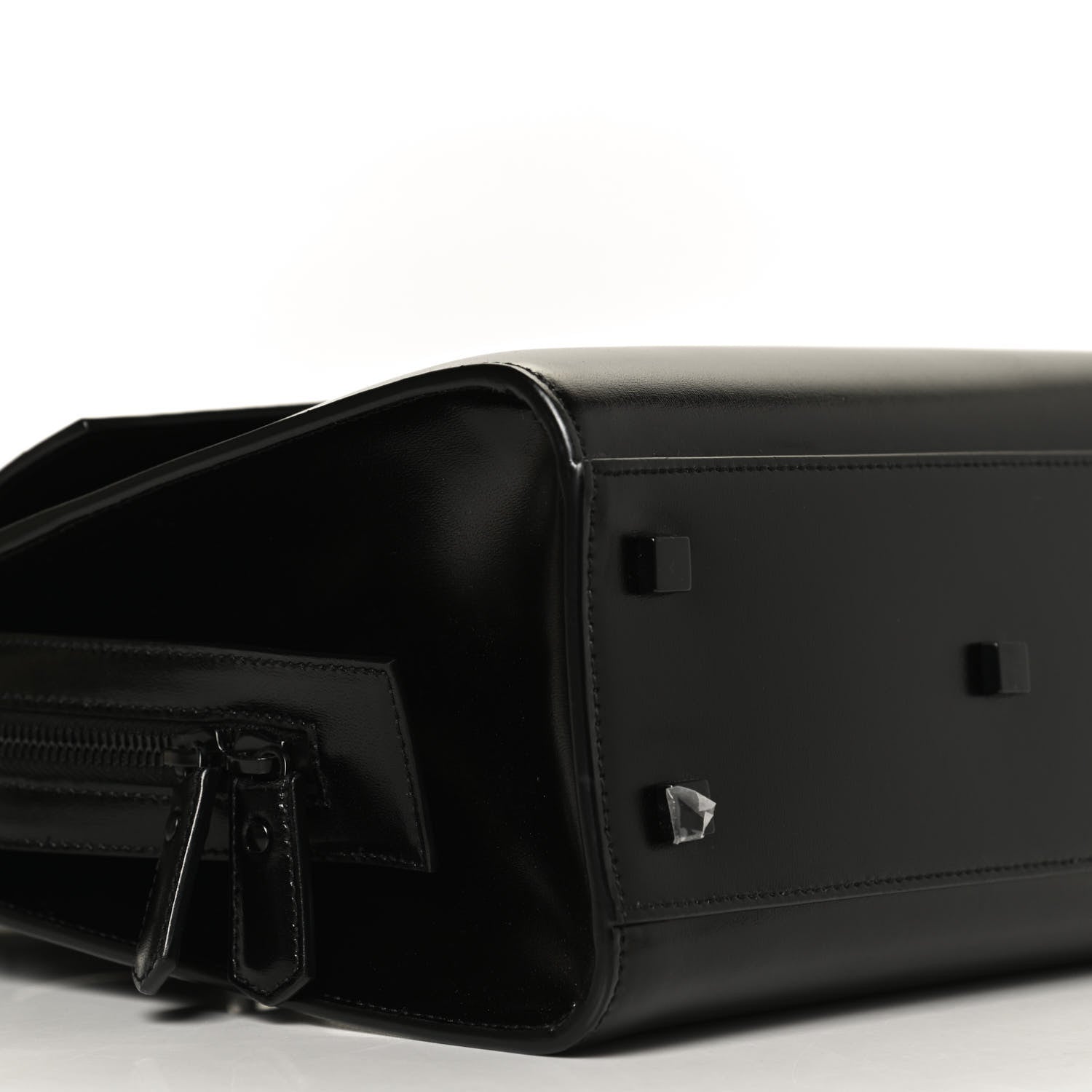 Saint Laurent Grain De Poudre Small Uptown Tote Black 8 of 11