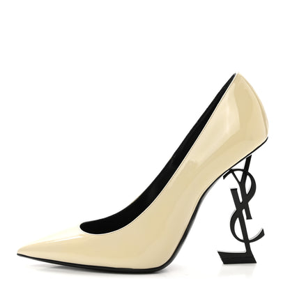 Saint Laurent Patent Opyum 110 Pumps 37.5 Neutro 1 of 9