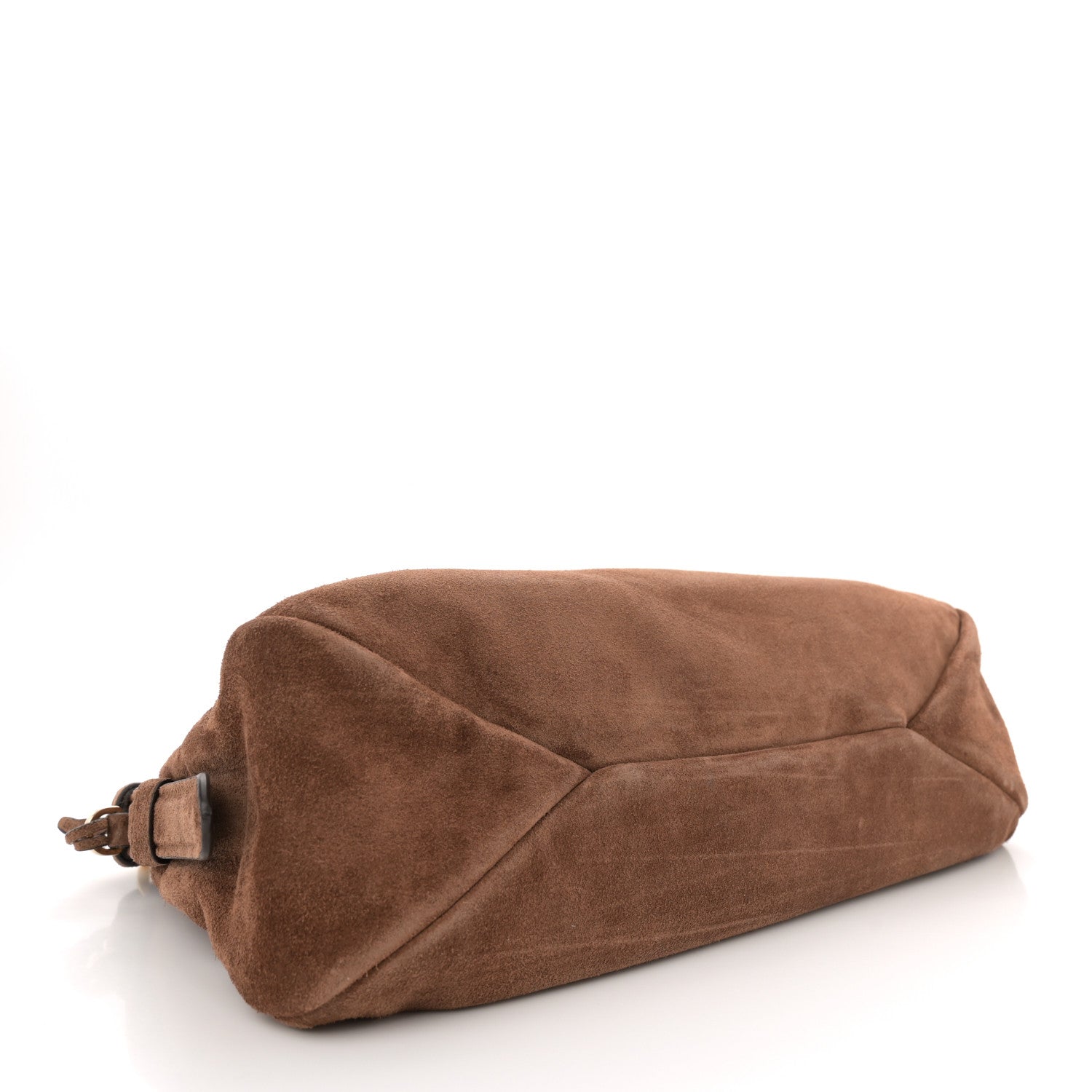 Prada Scamosciato Suede Medium Aimee Shoulder Bag Cacao 4 of 9