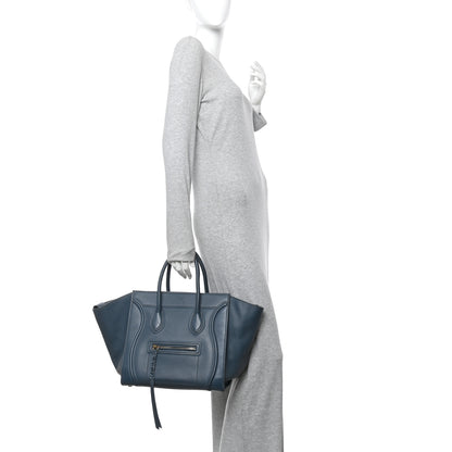 Celine Smooth Calfskin Medium Phantom Luggage Slate 2 of 16