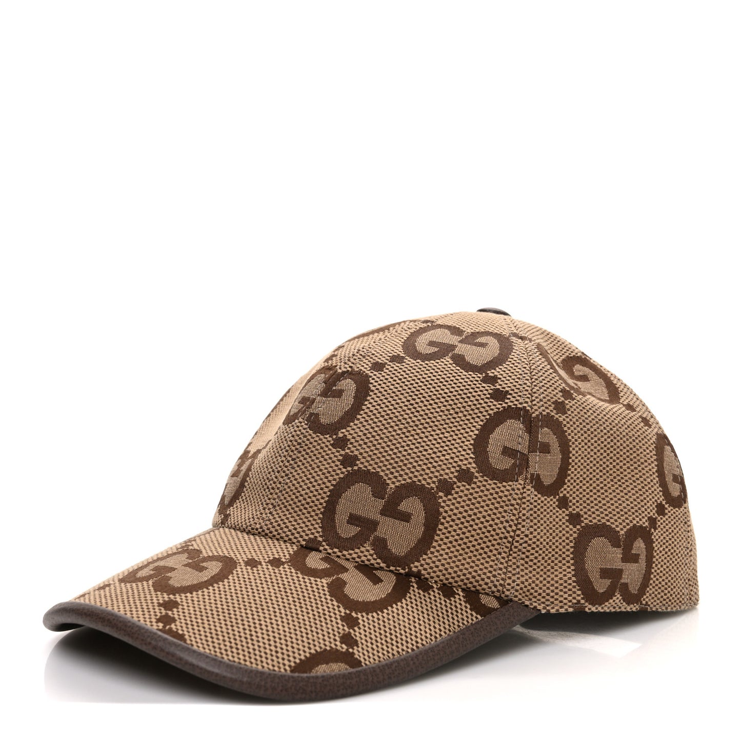 Monogram Jumbo GG Baseball Hat XS 55 Camel Ebony