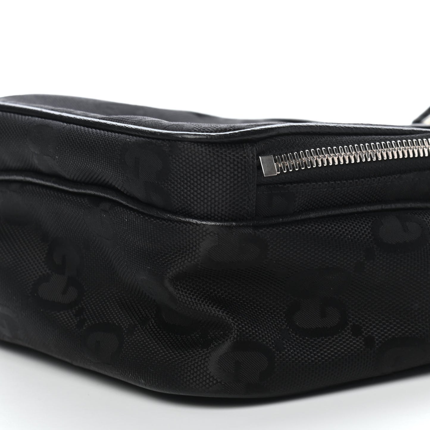 Econyl Nylon Monogram Off The Grid Shoulder Bag Black