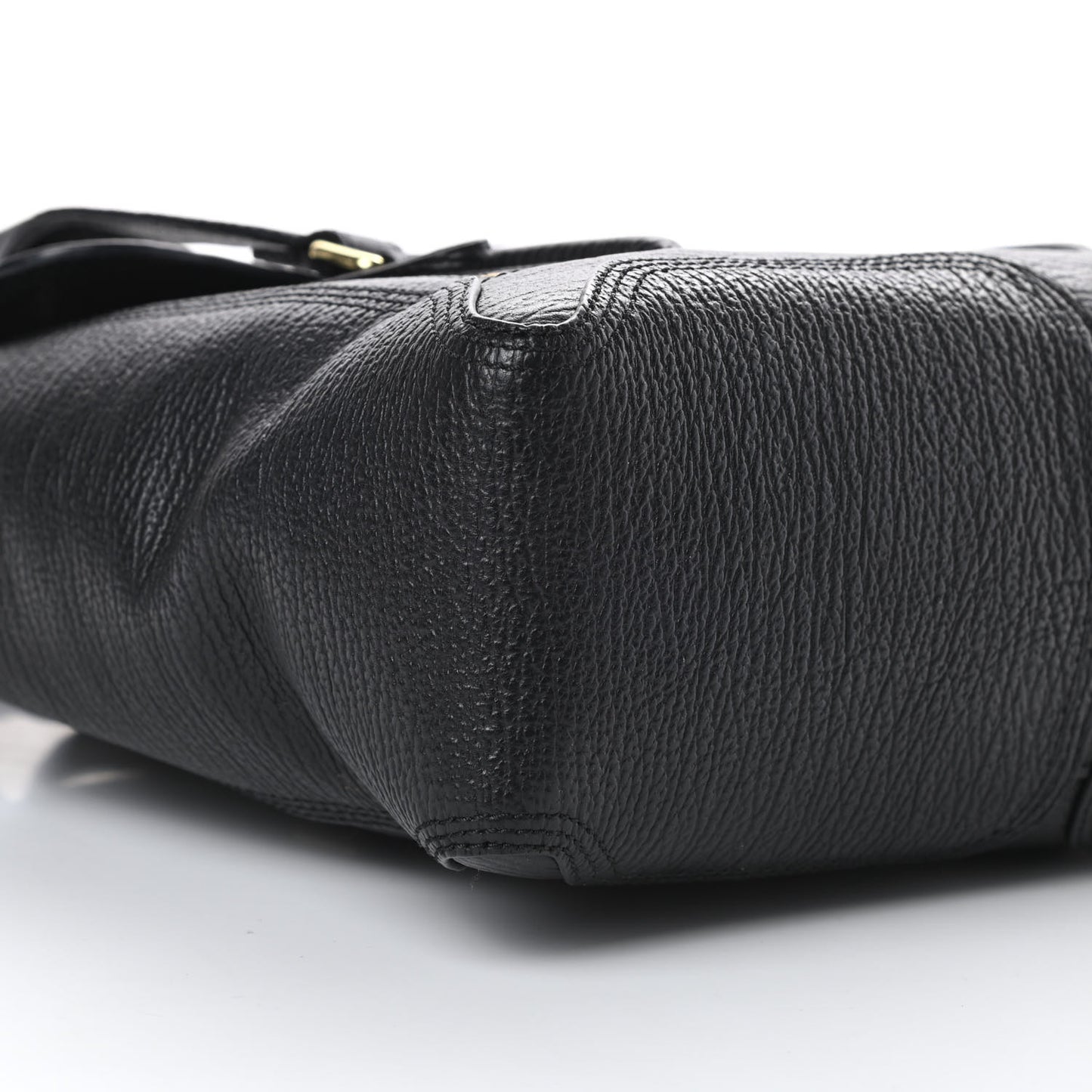 Textured Calfskin Medium Pashli Satchel Black