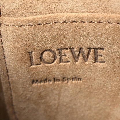 Loewe Calfskin Jacquard Mini Gate Dual Bag Black Warm Desert 6 of 12