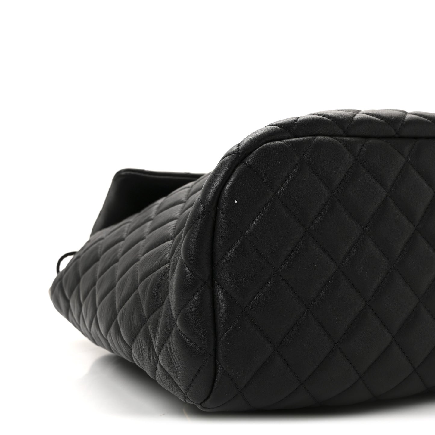 Lambskin Quilted Large Urban Spirit Backpack Black
