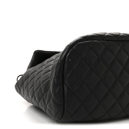 Chanel Lambskin Quilted Large Urban Spirit Backpack Black 9 of 10