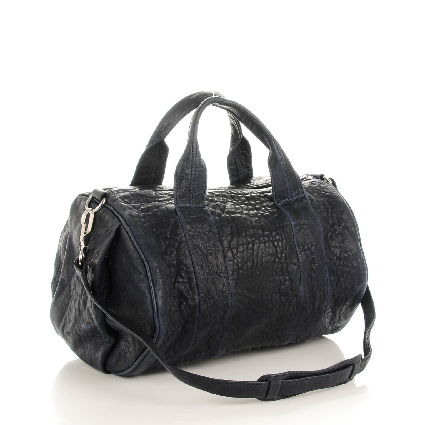 Pebbled Lambskin Rocco Midnight