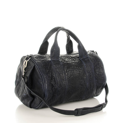 Alexander Wang Pebbled Lambskin Rocco Midnight 3 of 7