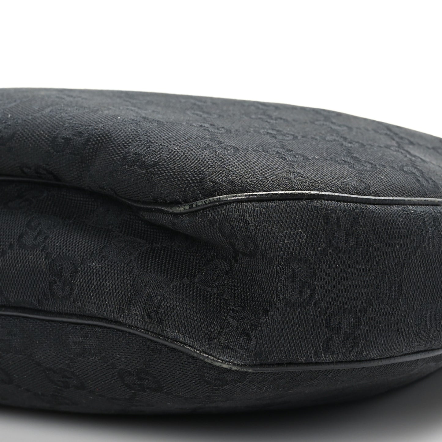 Monogram Medium Half Moon Hobo Black
