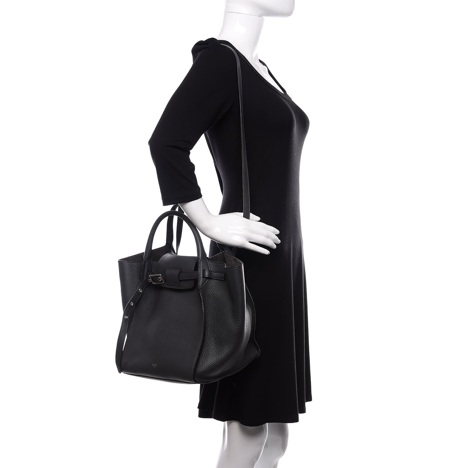 Celine Supple Grained Calfskin Small Big Bag Anthracite 2 of 10