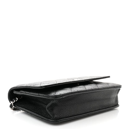 Chanel Caviar Quilted Wallet on Chain WOC Black 4 of 11