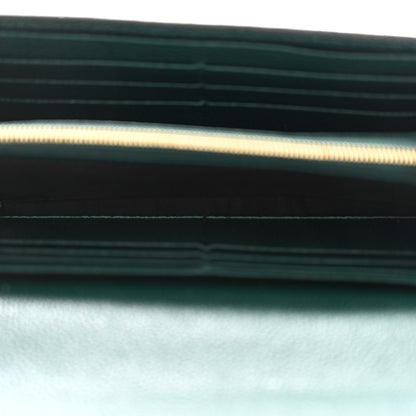 Gucci Grainy Calfskin Zumi Continental Wallet Vintage Green 5 of 11