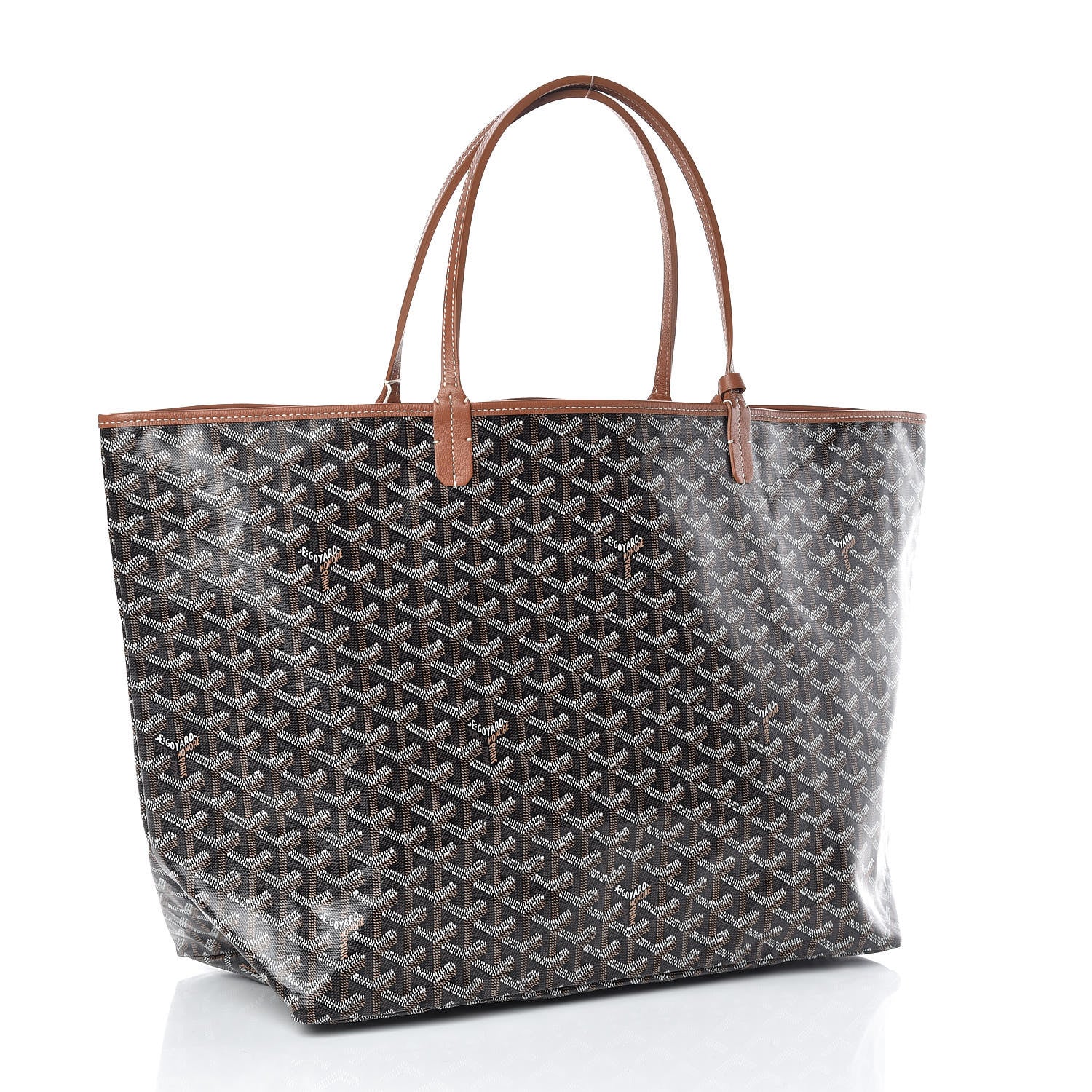 Goyard Goyardine Saint Louis GM Black Gold 4 of 10