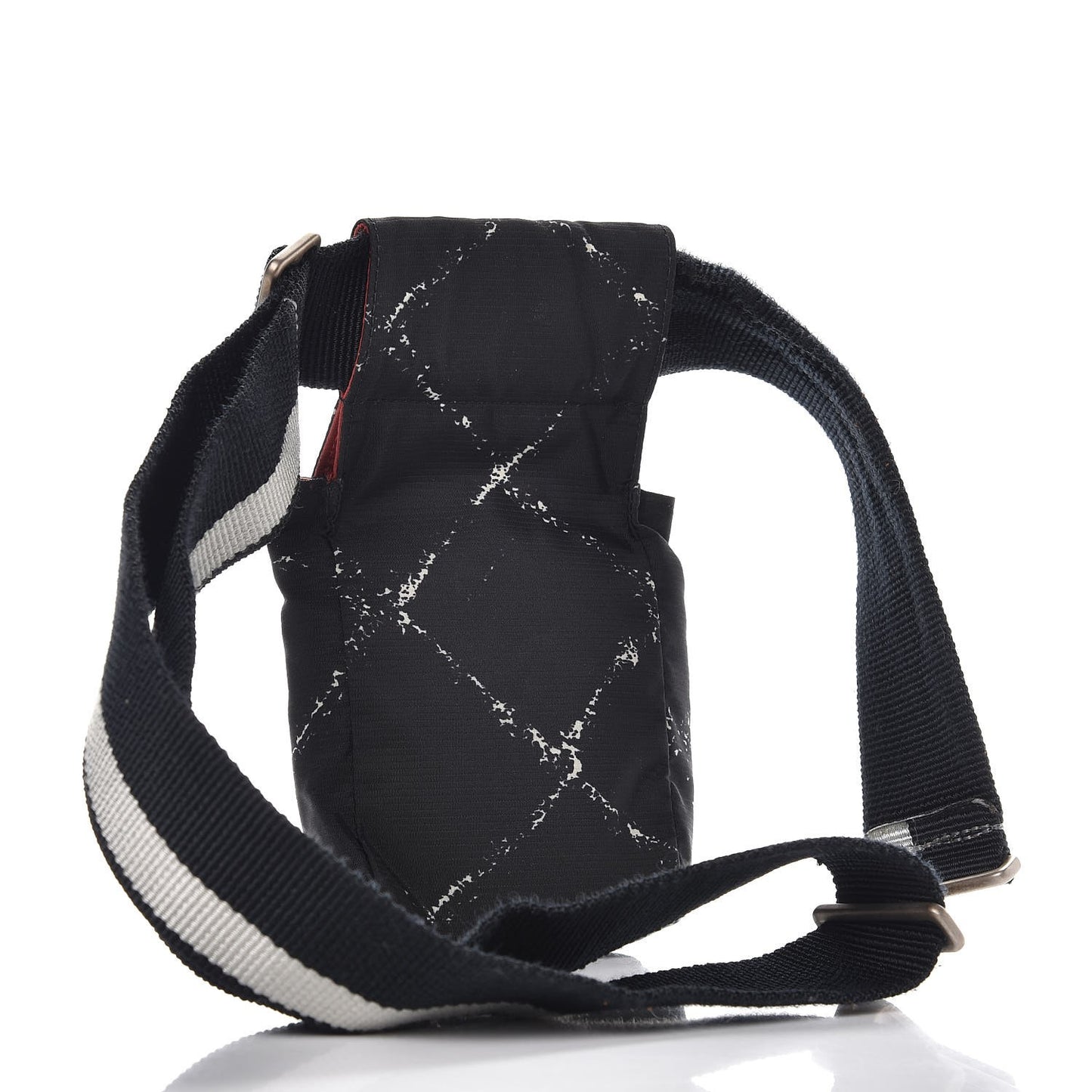 Nylon Travel Ligne Waist Belt Bag Black