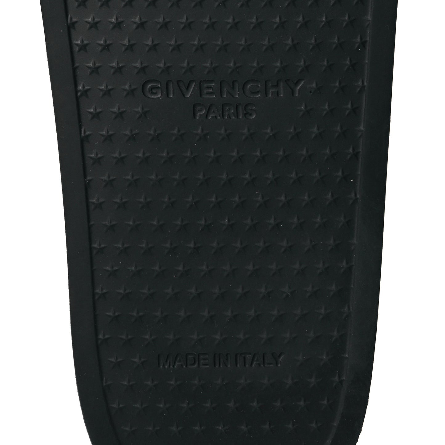 Rubber Logo Pool Slide Sandals 39 Black