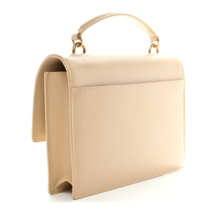 Saint Laurent Smooth Calfskin Medium Monogram Sunset Satchel Satchel Avorio 3 of 10