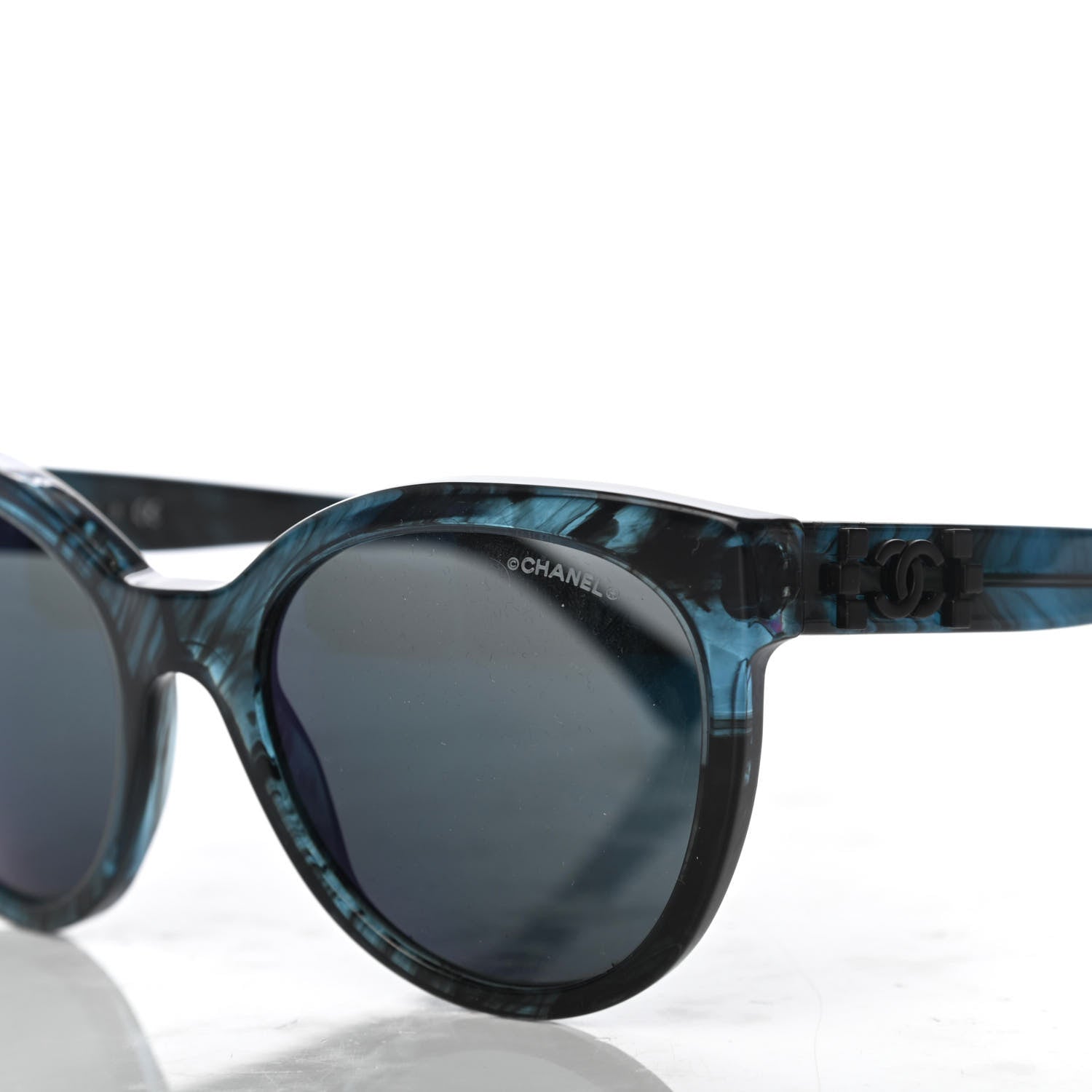 Chanel Acetate Pantos Signature CC Sunglasses 5315 Blue 7 of 8