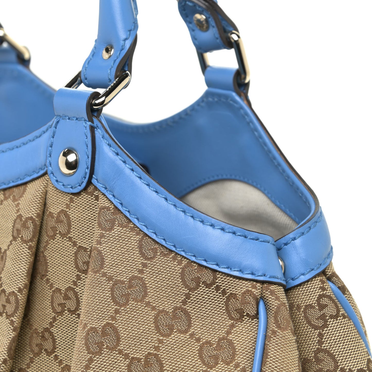 Monogram Medium Sukey Tote Blue
