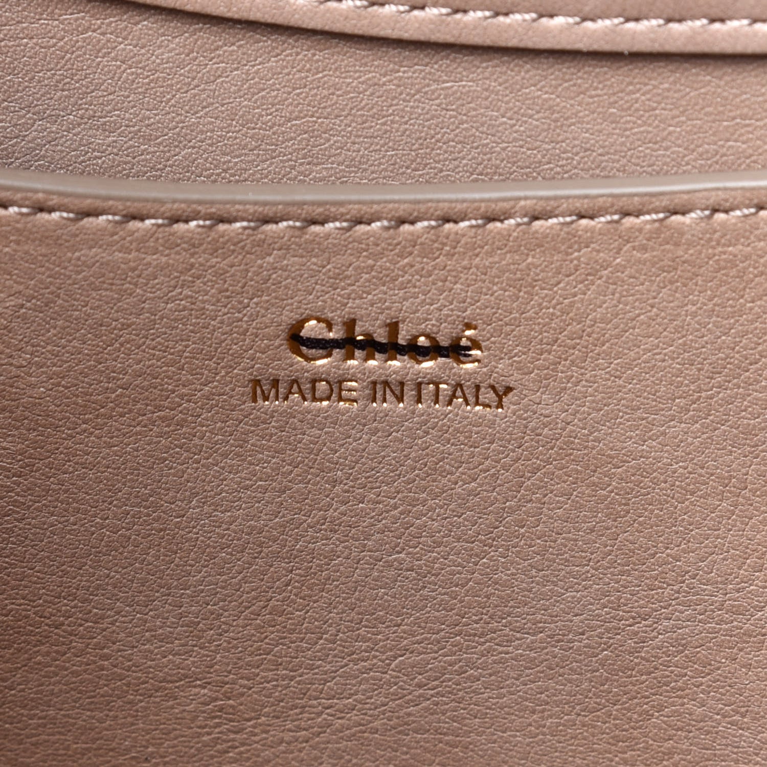 Chloe Grain Calfskin Kiss Hobo Motty Grey 5 of 11