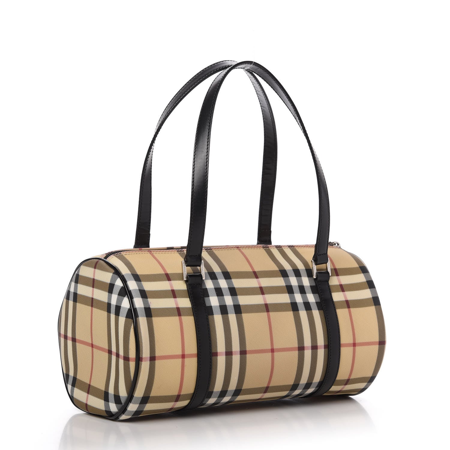 Burberry House Check Barrel Bag Black 4 of 11
