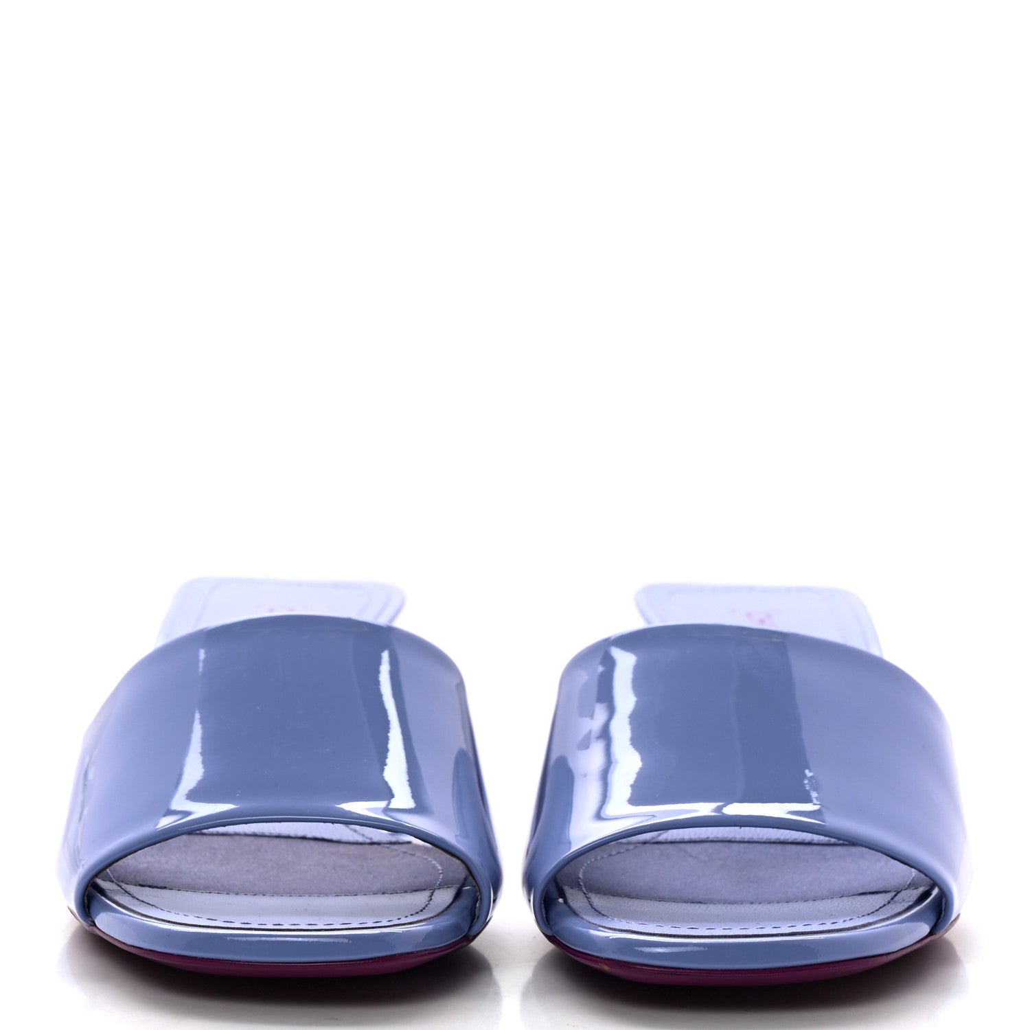Chanel Patent Calfskin CC Mules 39 Light Purple Dark Purple 2 of 12