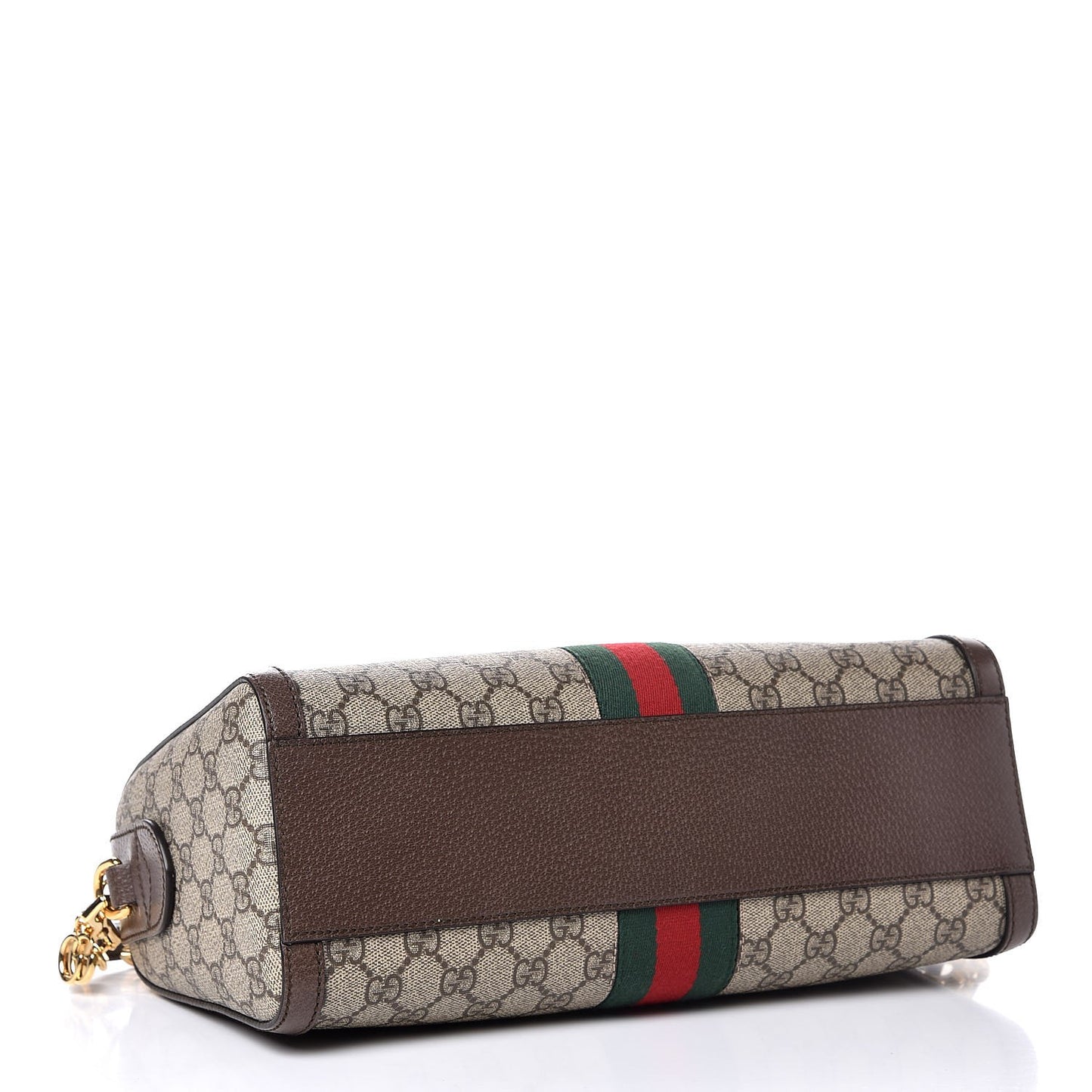 GG Supreme Monogram Web Medium Ophidia Boston Brown