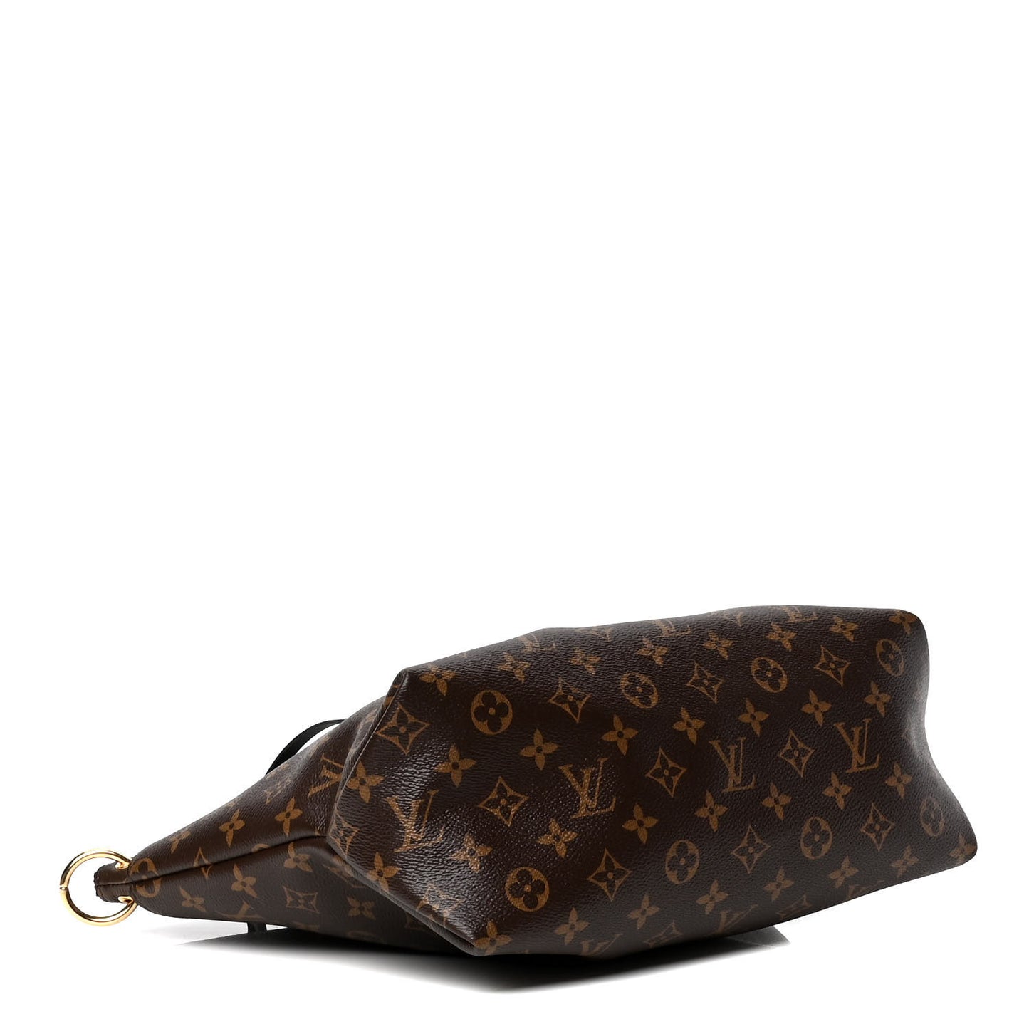 Monogram Flower Zipped Tote MM Black