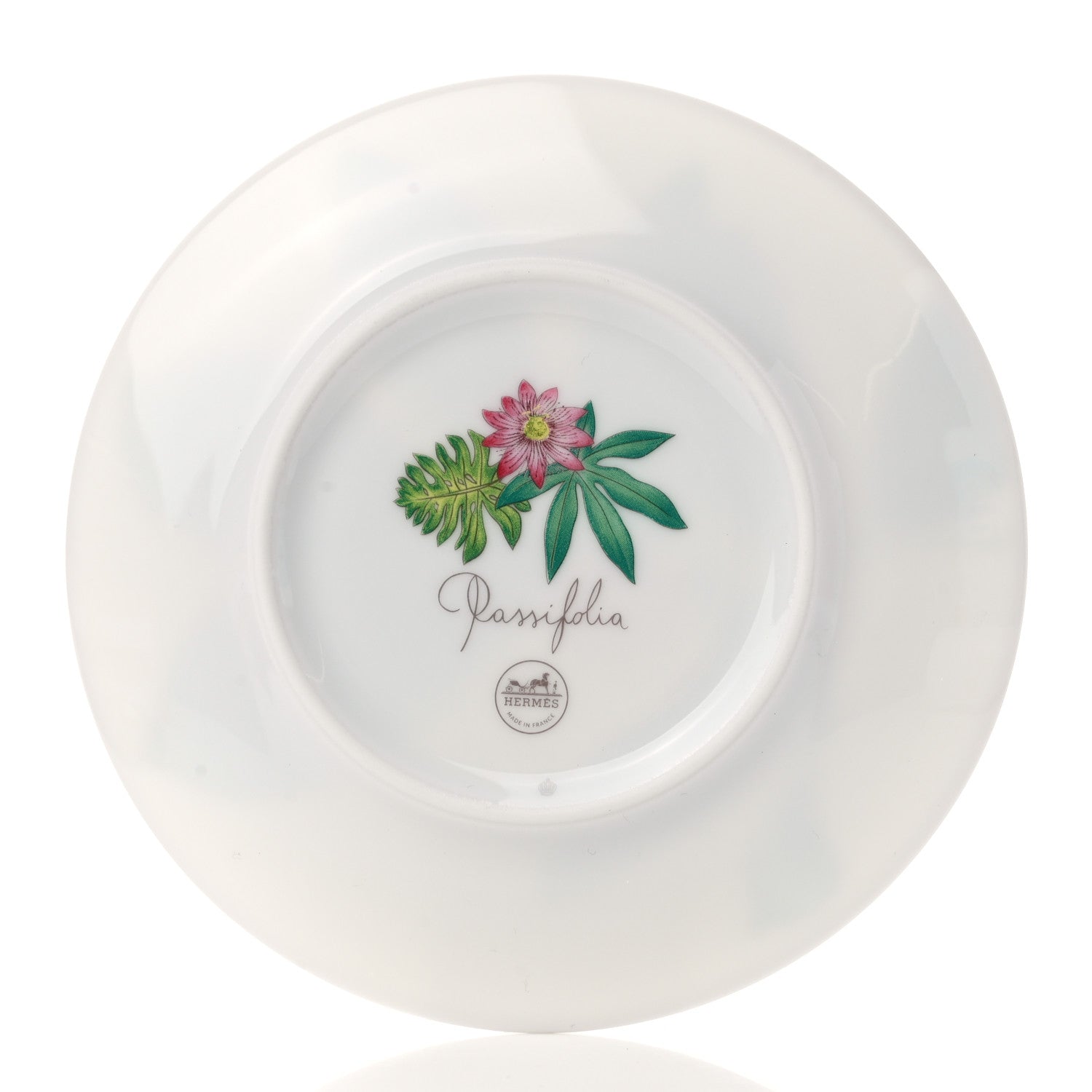 Hermes Porcelain Passifolia Bread and Butter Plate N°2 Set of 2 3 of 6