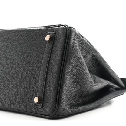 Hermes Togo Birkin 30 Black 10 of 11