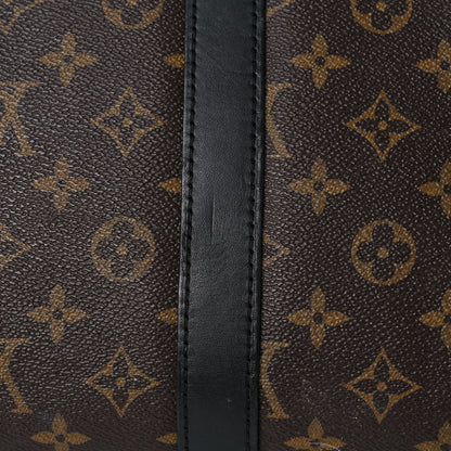 Louis Vuitton Monogram Macassar Keepall Bandouliere 55 12 of 33