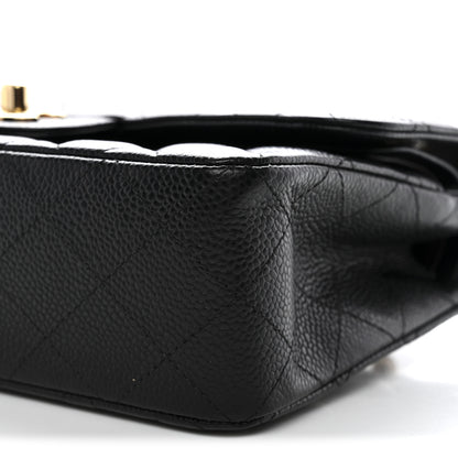 Chanel Caviar Quilted Small Double Flap Black 10 of 13
