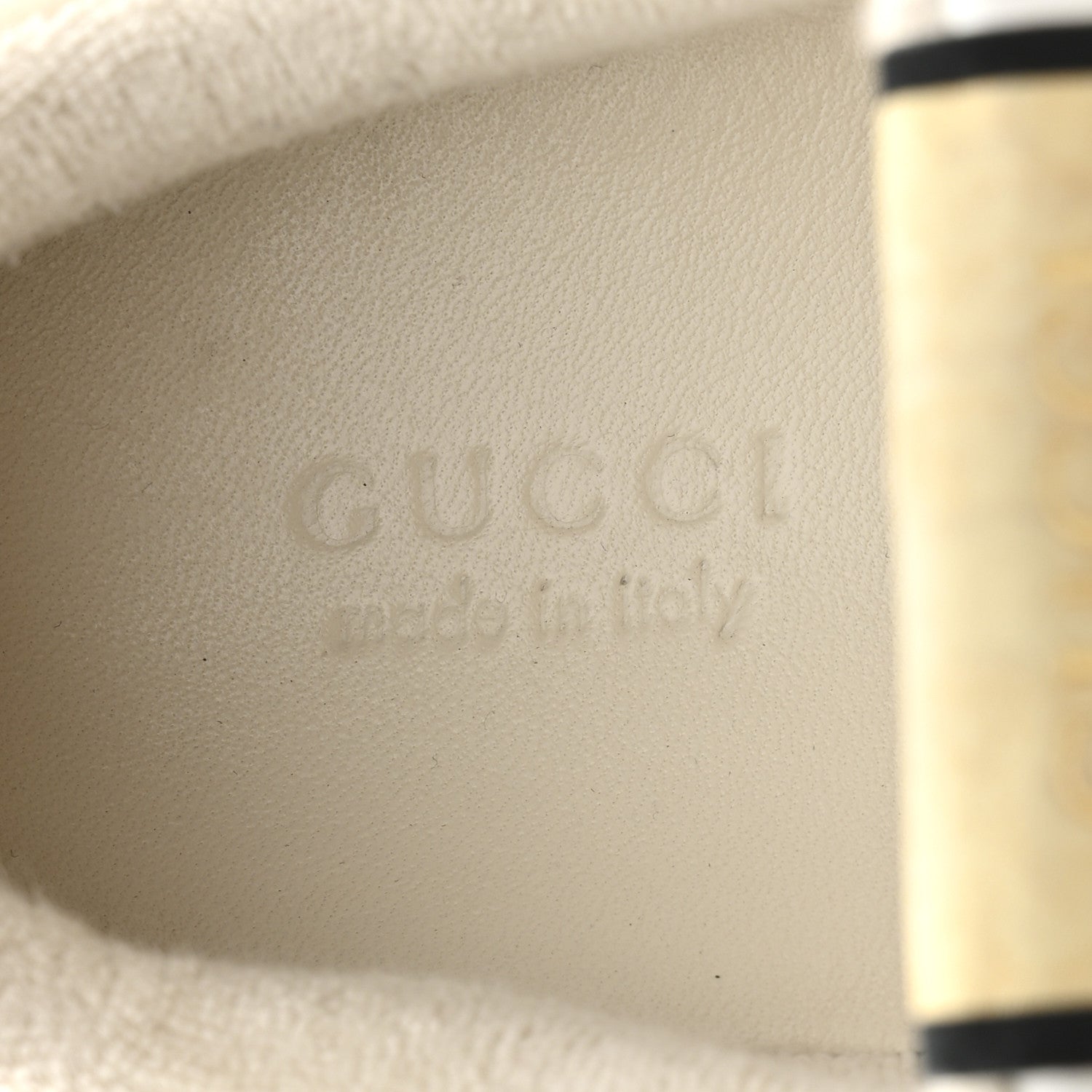 Gucci Calfskin Lame GG Monogram Web Womens Screener Sneakers 37.5 Blue Silver Dusty Milk Shine Purple 8 of 10